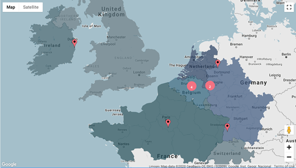 carte zone projet